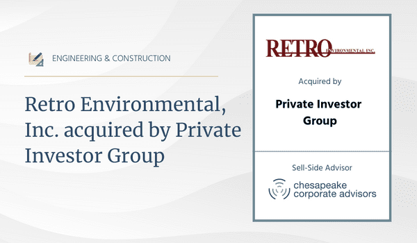 Retro Environmental, Inc. Acquired by Private Investor Group